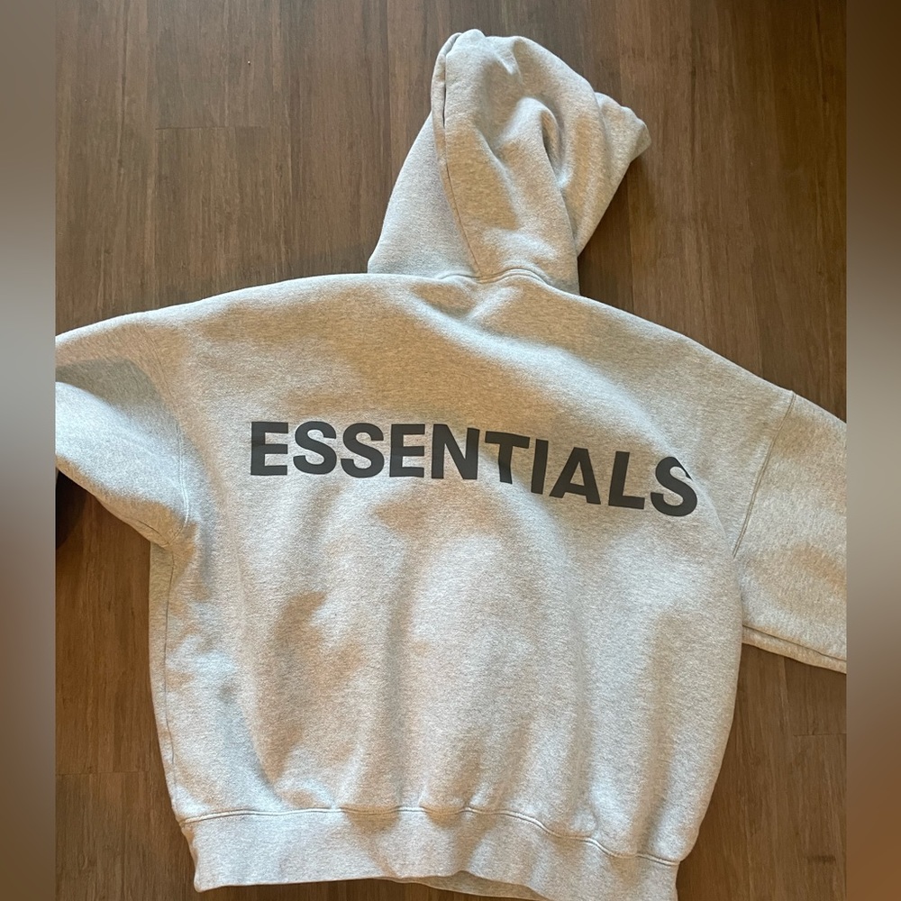 Gray FOG essentials sweatshirt